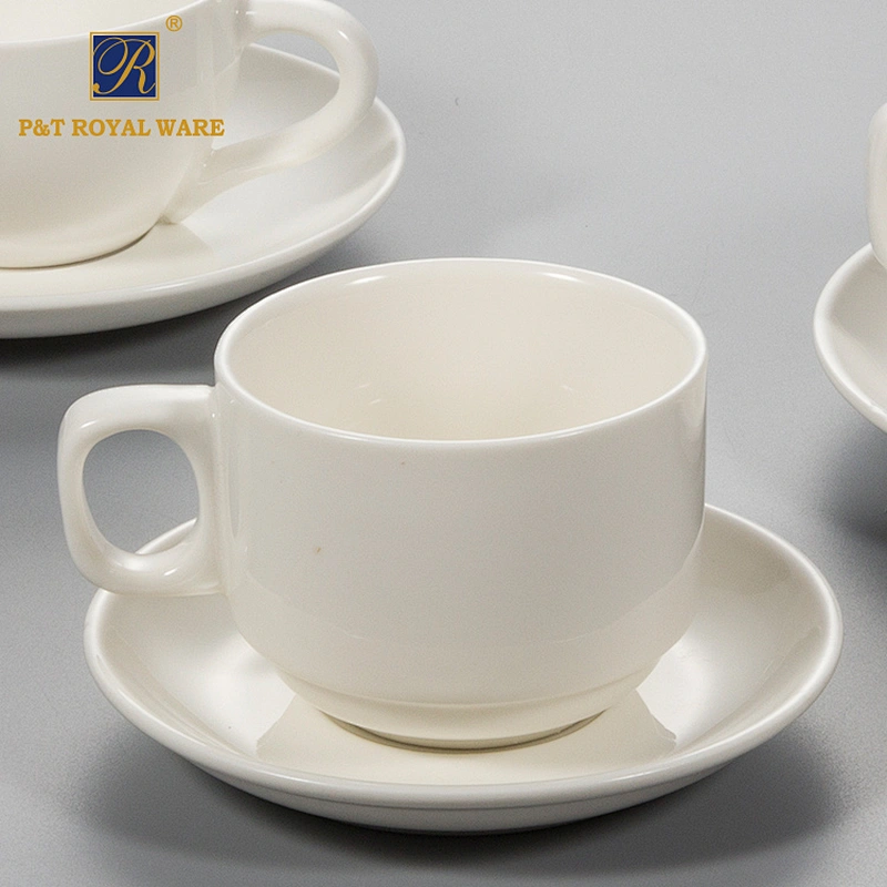 P&T Royal Ware Cappuccino Cup Ceramic Porcelain Cups