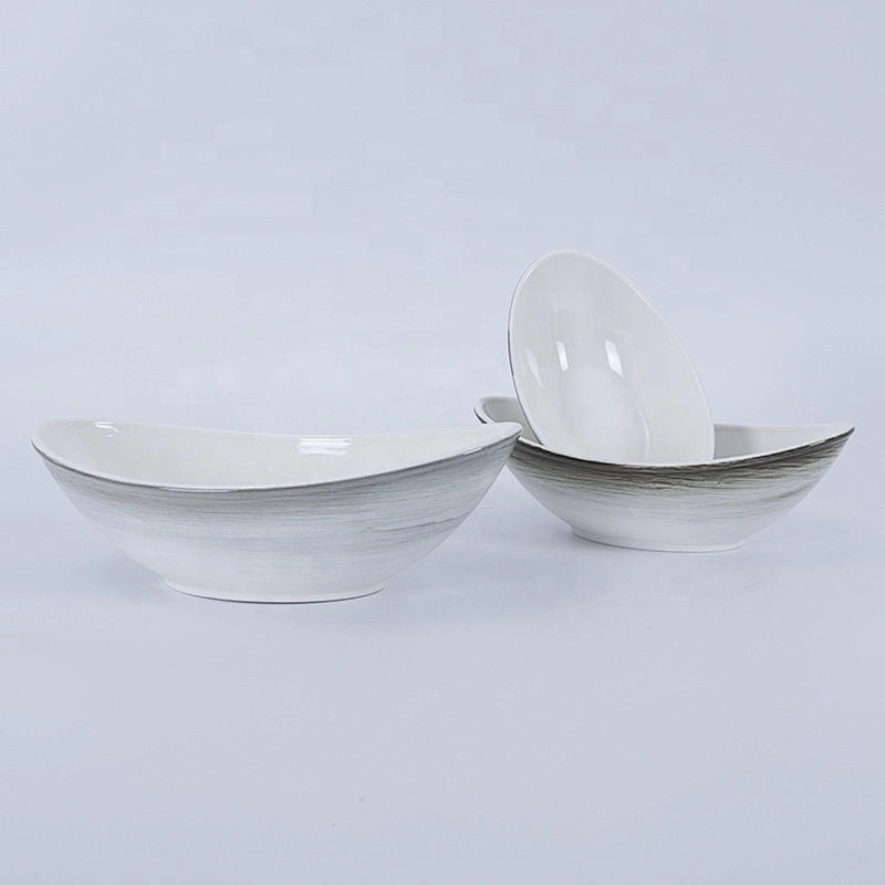 P&T Royal Ware Manufacturer Wholesale Nordic Style Glazed Grey Ceramic Dinner Set from China