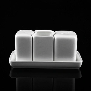 P&T Royal Ware Ceramic Porcelain Salt and Pepper Shaker for Restaurants