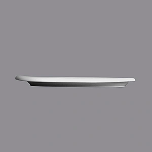 wholesale white oval porcelain restaurant kitchen ceramic dinner plate sets hotel stoneware dinner plates