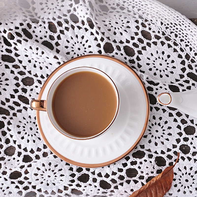 elegant luxury white round gold rim dinner plate sets bone china ceramic wedding dinner plate for 5 star hotel
