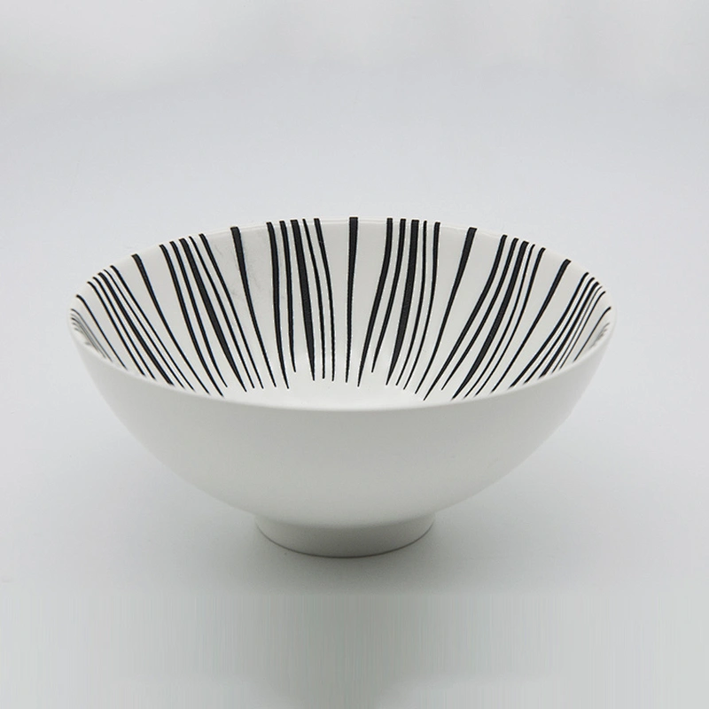 fashion embossed ceramic porcelain bowl for promotional