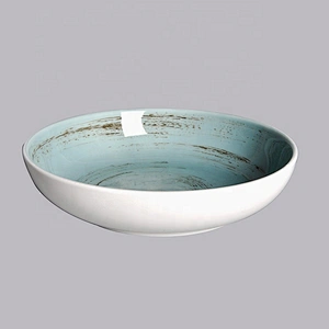 cheap mexican personalized unique restaurant porcelain round serving salad bowl
