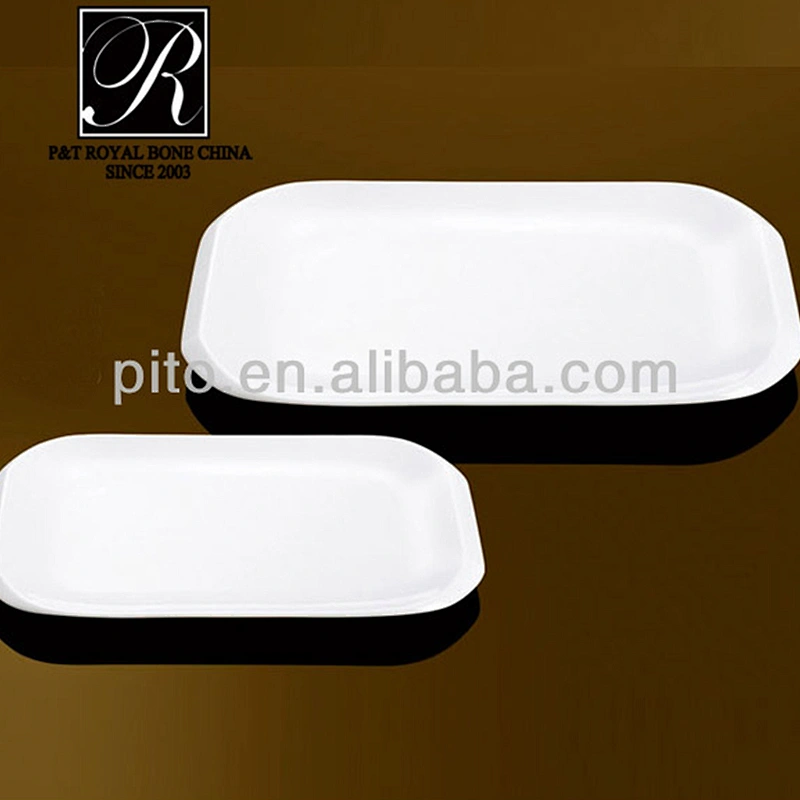 china supplier rectangular ceramic plates