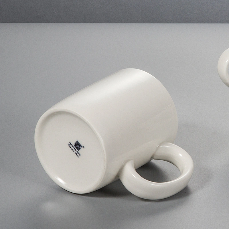 supplier wholesale custom logo hotel restaurant plain porcelain white ceramic coffee mugs