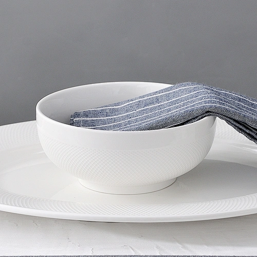 Guangzhou Hotel Porcelain Salad Bowl, Chaozhou Good Quality Vibrant Crockery Soup Bowl