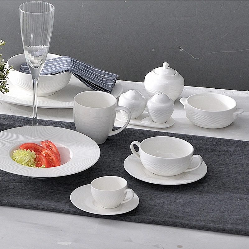 hot sale new style wholesale custom logo personalized white porcelain ceramic cereal bowl for restaurant