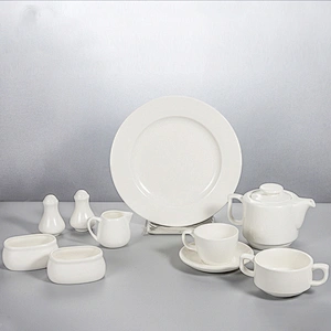 manufacturer bulk stock nordic white restaurant plate ceramic tableware