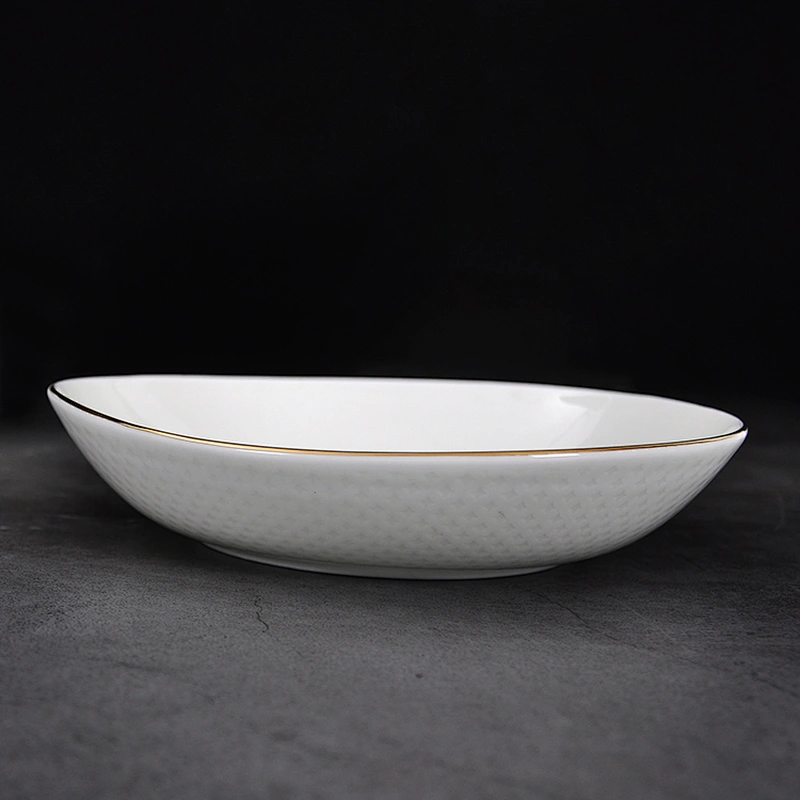 P&T Royal Ware Smooth Glaze Table Top dinnerware ceramic bowl bone china 10.5 inch salad bowl fruit bowl
