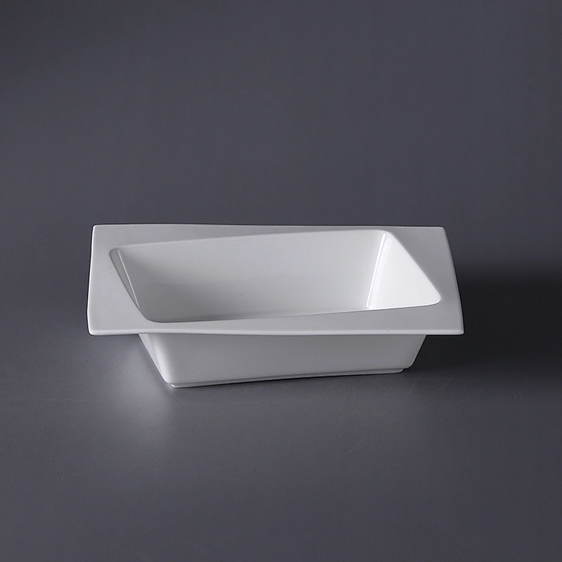 Wholesale bone china Ceramic fruit bowl Eco-Friendly 9 Inch Porcelain Salad Bowl