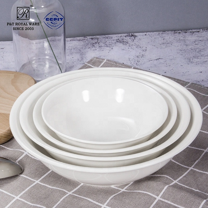 manufacturer white kitchen round big porcelain ceramic bowls