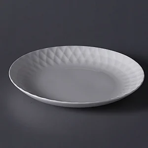 Royal bone china crockery dinner set high quality white plate tableware dinnerware  for sale