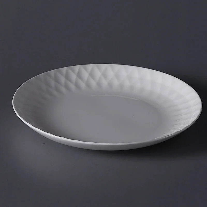 Royal bone china crockery dinner set high quality white plate tableware dinnerware  for sale