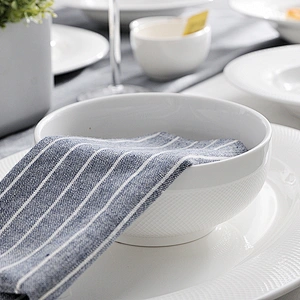 Guangzhou Hotel Porcelain Salad Bowl, Chaozhou Good Quality Vibrant Crockery Soup Bowl