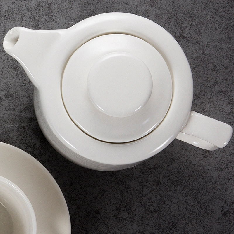 wholesale custom hotel restaurant porcelain tea saucer sets ceramic coffee cup sets