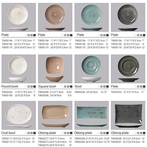 White On-glazed Hotel Restaurant Plates Dinnerware Ceramic Sushi Serving Dishes