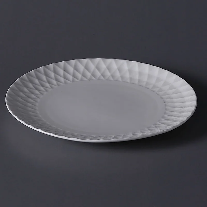 Royal bone china crockery dinner set high quality white plate tableware dinnerware  for sale