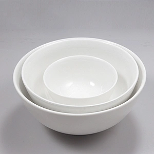 P&T Royal Ware factory custom oem bowl set porcelain salad bowl ceramics serving bowl for restaurant hotelware bowls for soup