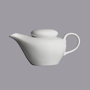 P&T Royal Ware wholesale white porcelain tea pot set ceramic restaurant tea pots