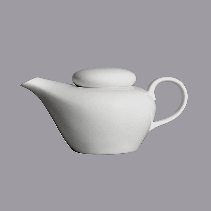 P&T Royal Ware wholesale white porcelain tea pot set ceramic restaurant tea pots