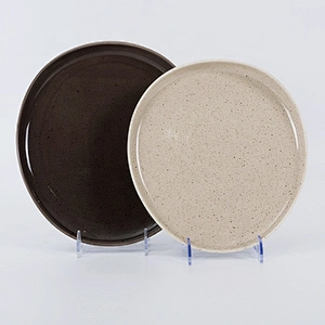 wholesale popular design oval crockery porcelain luxury restaurant dinner plate set