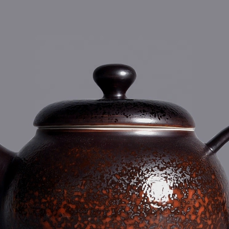 wholesale japan brown matte glazed china ware ceramic porcelain restaurant coffee tea pots