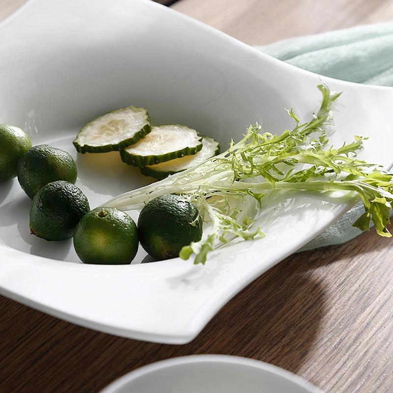 PITO White Ceramic Bone China 5 Inch Bowl for Restaurant
