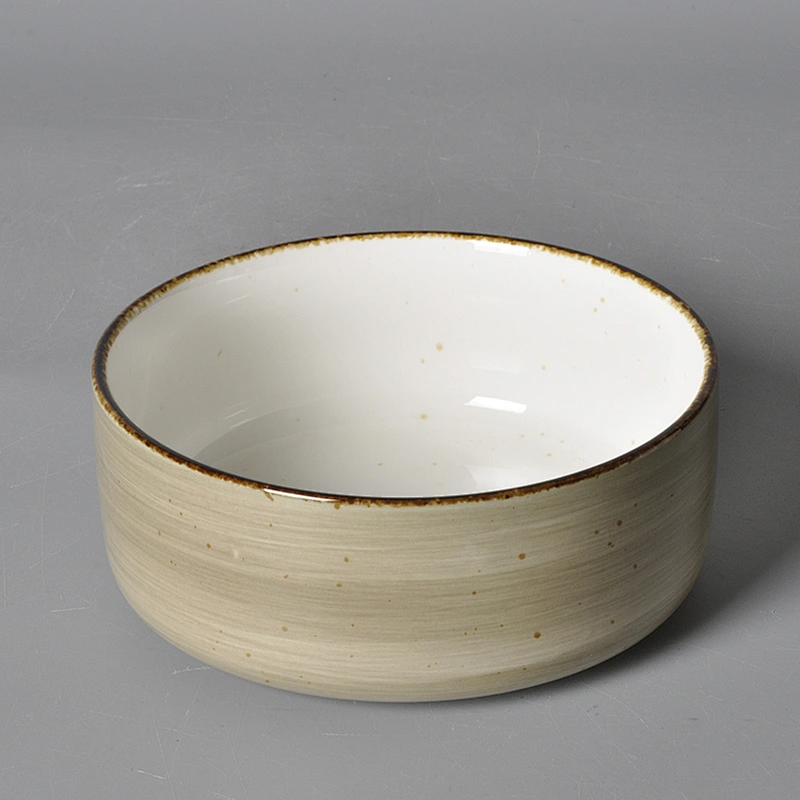 P&T porcelain wholesale colorful ceramic bowls, color glazed ceramic deep bowl,soup bowl for hotel and restaurant