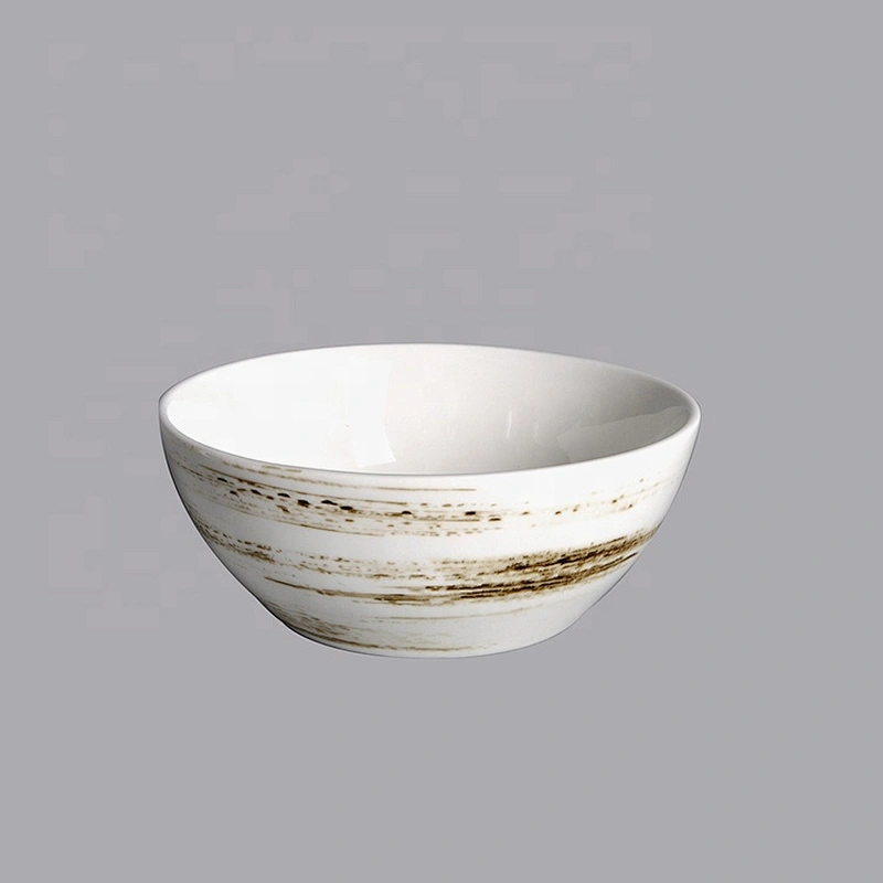 wholesale color glazed hotel restaurant round porcelain ceramic soup bowls