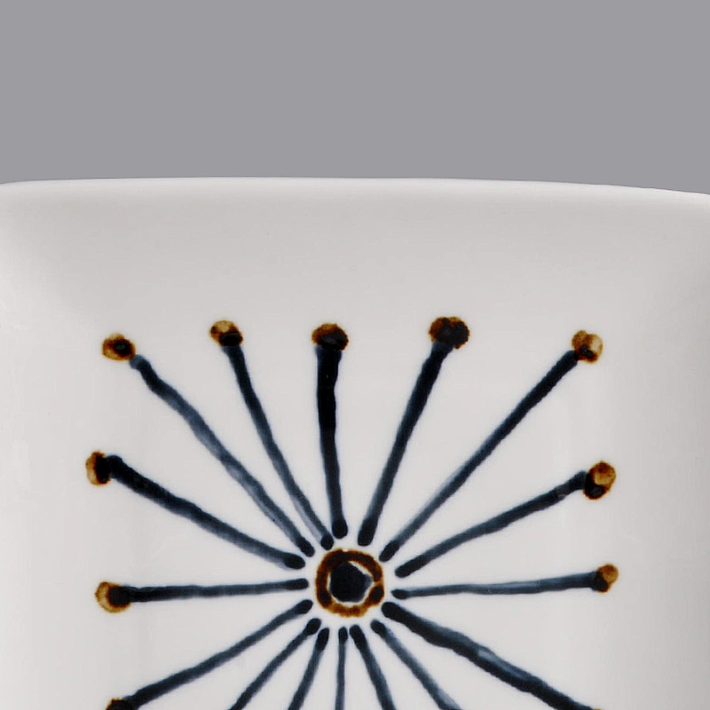 New design antique porcelain /ceramic square plate for hotel/restaurant