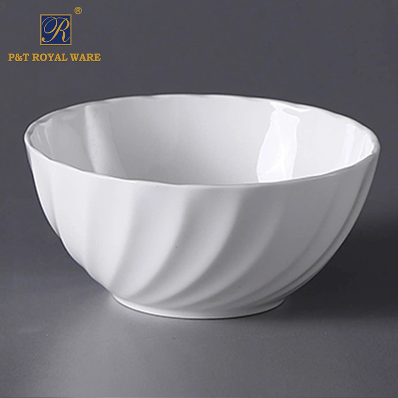 High quality 4.75 inch bone china rice bowl