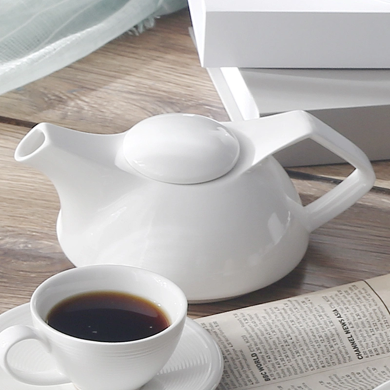 China Hotelware P&T Manufactures Ceramic Coffee Cup With Saucer Restaurant Porcelain tea cup For Catering
