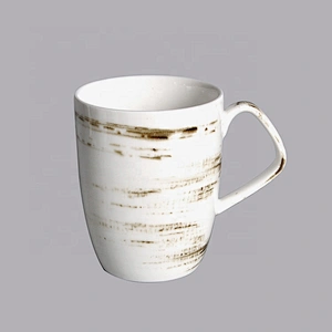 wholesale custom restaurant white blank porcelain ceramic milk coffee mug