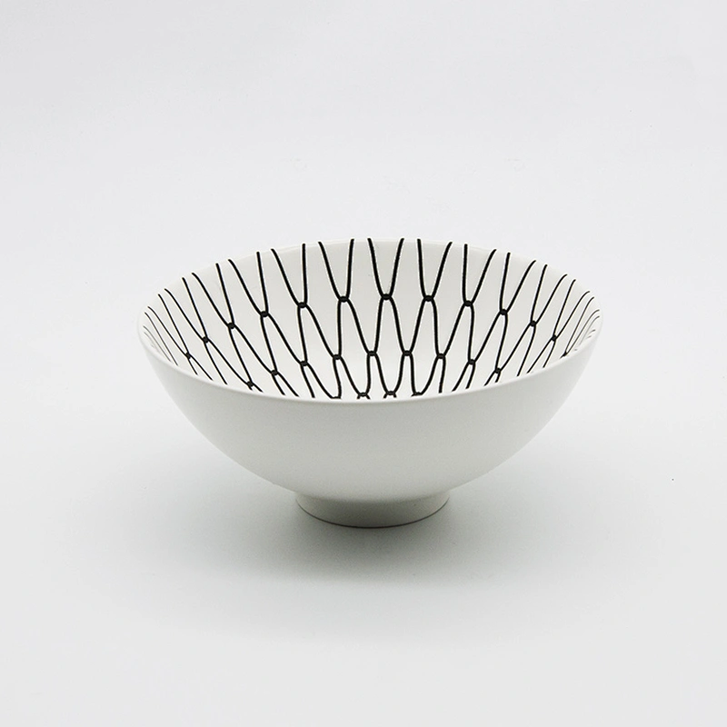 Best selling Indian restaurant tableware custom printed chinese ceramic bowls