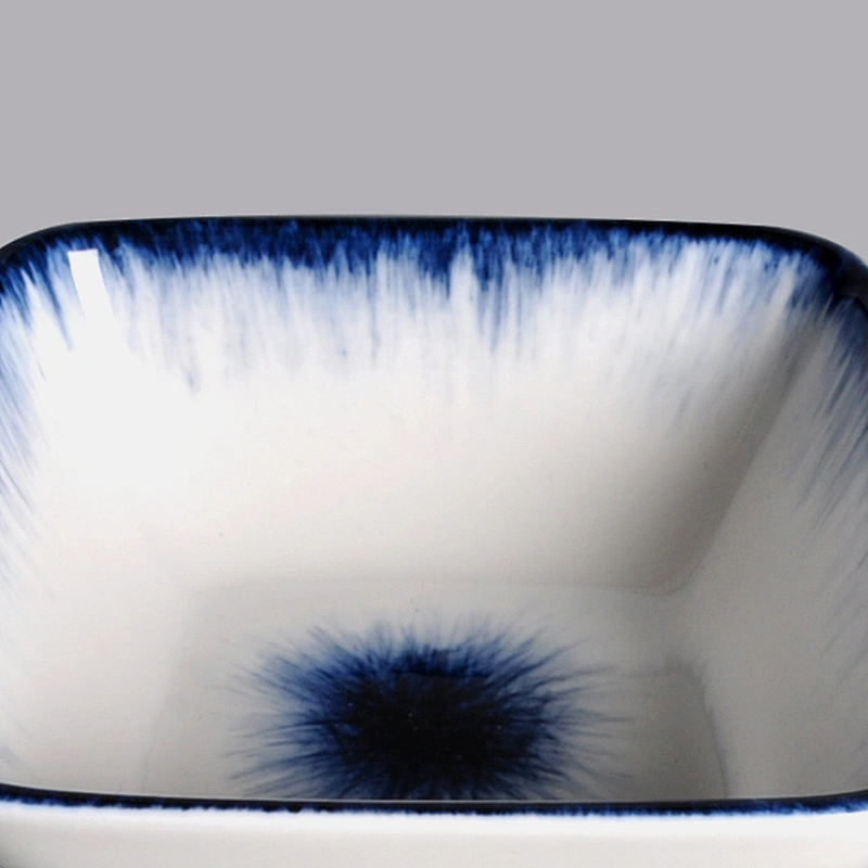 Wholesale square Restaurant small mini porcelain ceramic sauce bowl
