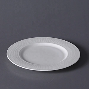 manufacturer wholesale banquet catering restaurant ceramic dinner plate bone china flat plate sets