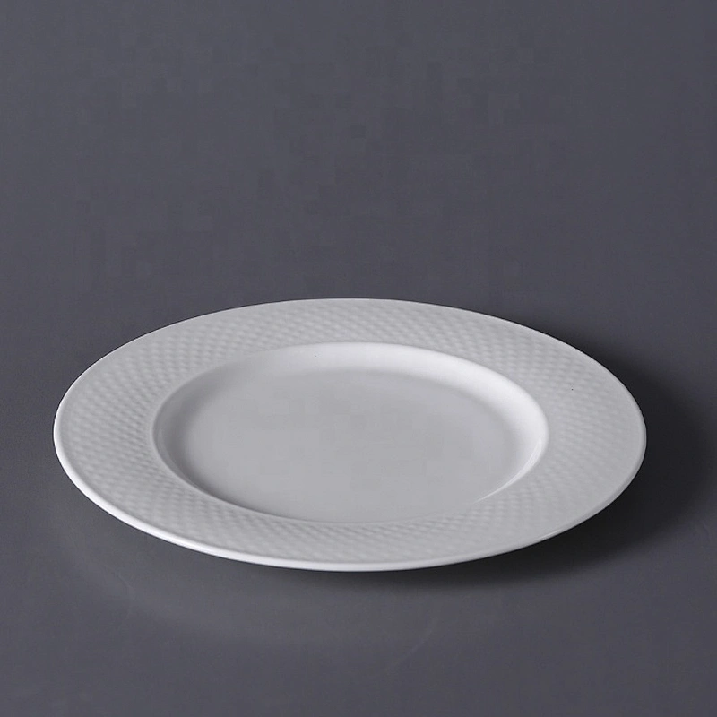 manufacturer wholesale banquet catering restaurant ceramic dinner plate bone china flat plate sets
