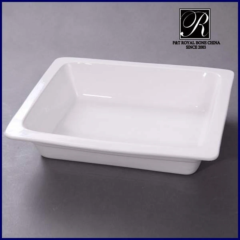 restaurant porcelain buffet serving dishes