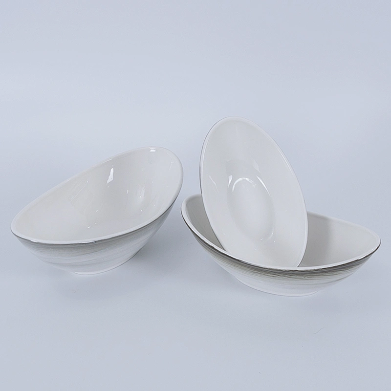 hot sale nordic unique glazed ceramic tableware salad bowl porcelain soup bowl