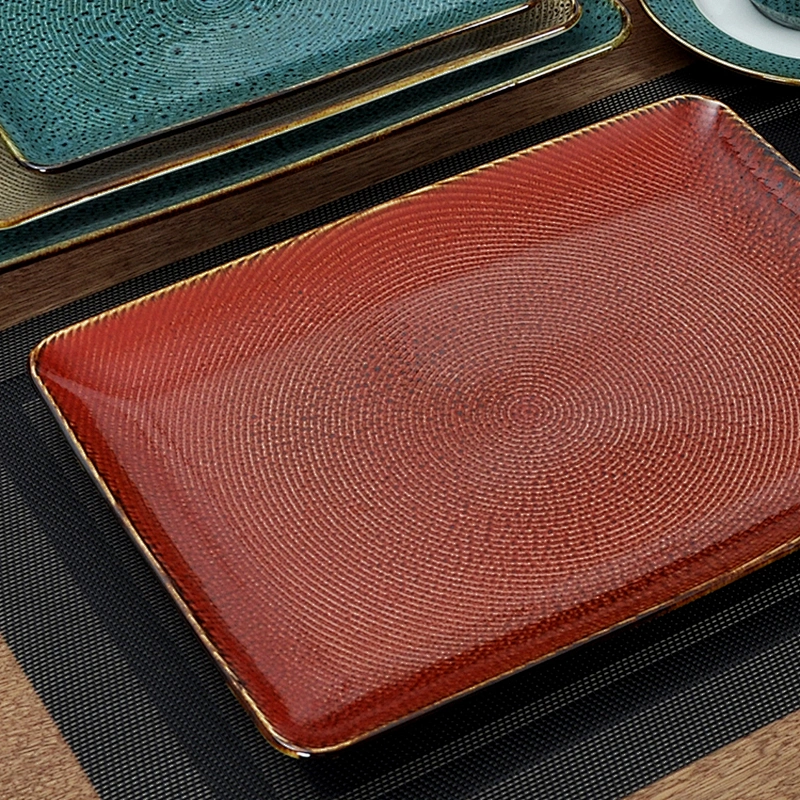 Lush Tableware, Chaozhou Good Quality In Stock Cracking Galzed  Restaurant Tableware,Dinner Plates For Hotel Ceramic