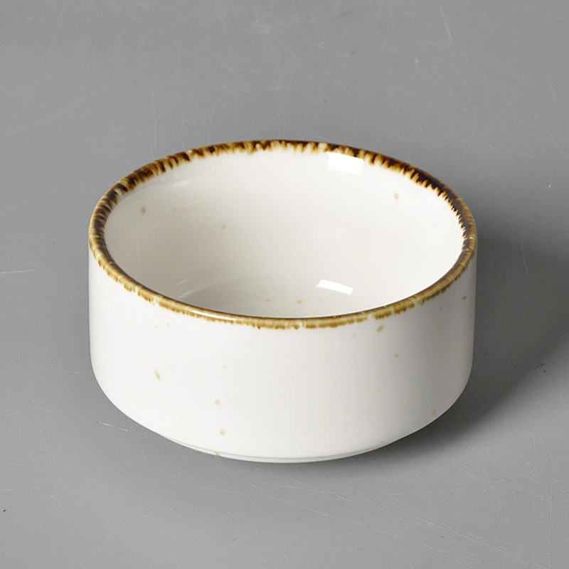 P&T latest european style heat resistant restaurant crockery tableware soup bowl ceramic, soup cup stackable