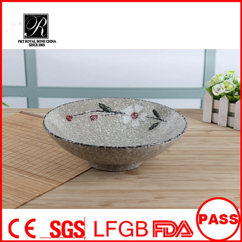8.5inch japanese style bowl noodle bowl 2015 P&T ceramics round bowl