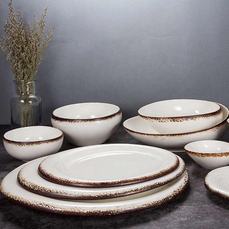 factory wholesale restaurant hotel glazed porcelain ceramic dinner ware