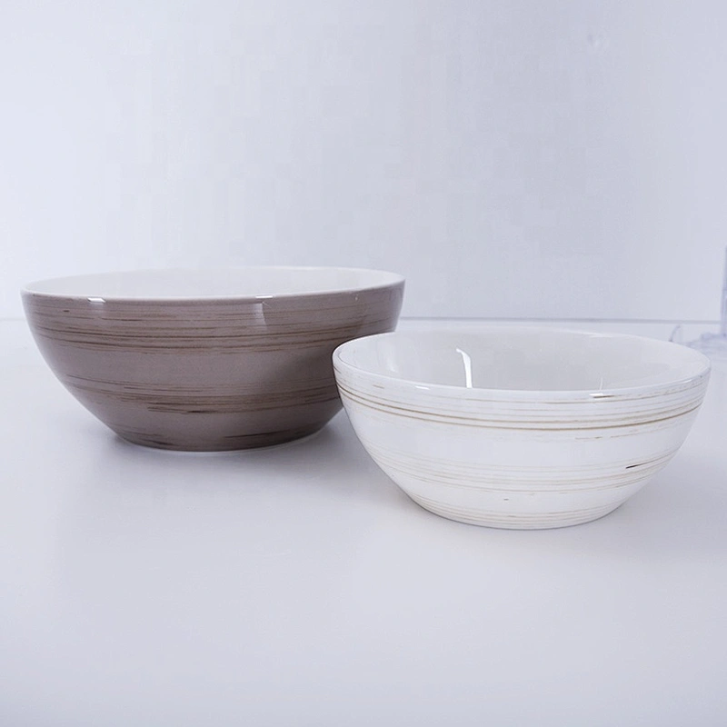 wholesale glazed porcelain restaurnat ceramic serving pasta soup ramen salad bowl