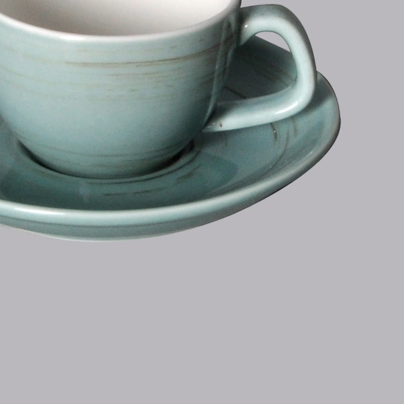 wholesale restaurant hotel porcelain ceramic cups and saucer for coffee and espresso