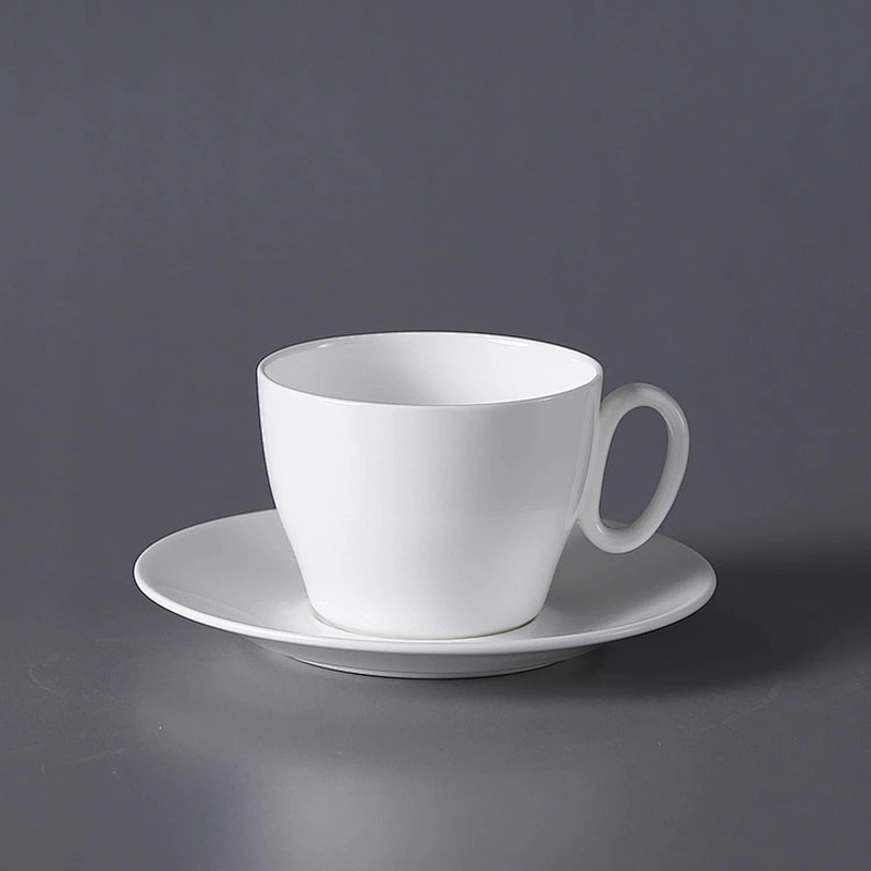 P&T Royal Ware Customized Logo contemporary Ceramic Tea Cup and Saucer Set porcelain