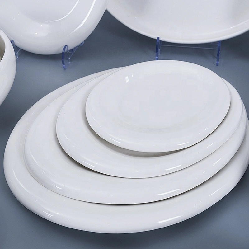 New Style Prices White Restaurant Crockery Dinnerwares Ceramic Porcelain Dinner Sets
