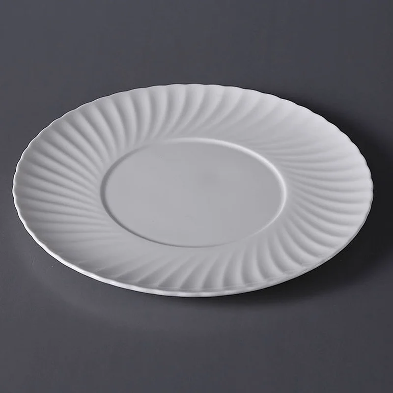 PITO New Design Bone China Platter Round Ceramic Tableware Plates Set for Hotel Restaurant
