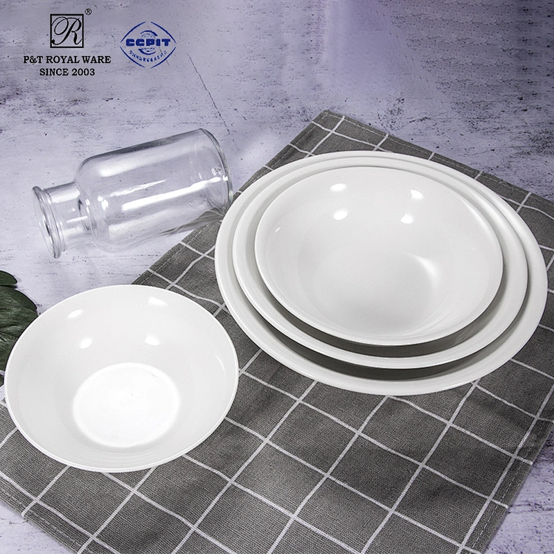 manufacturer white kitchen round big porcelain ceramic bowls