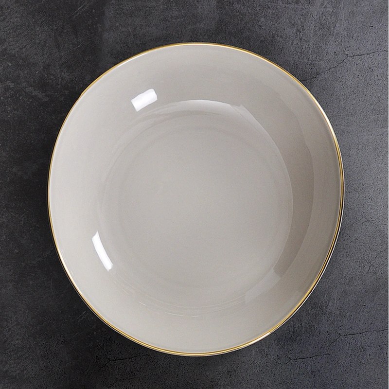 P&T Royal Ware Smooth Glaze Table Top dinnerware ceramic bowl bone china 10.5 inch salad bowl fruit bowl